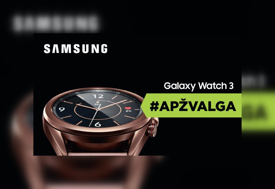 Žvilgsnis į „Samsung Galaxy Watch 3“: kuo išsiskiria šis išmanusis laikrodis?