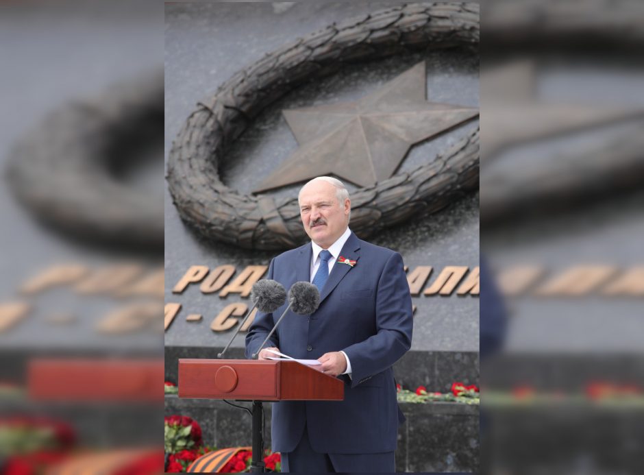 A. Lukašenka skelbia pergalę prieš koronaviruso epidemiją Baltarusijoje