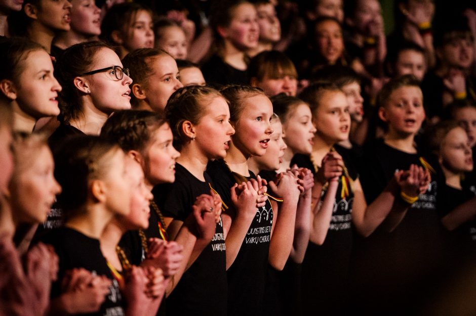 Nepriklausomybės vaikai dainomis sveikins Lietuvą