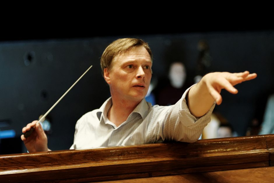 Jubiliejinio koncerto išvakarėse dirigentas M. Staškus susitiks su savo gerbėjais