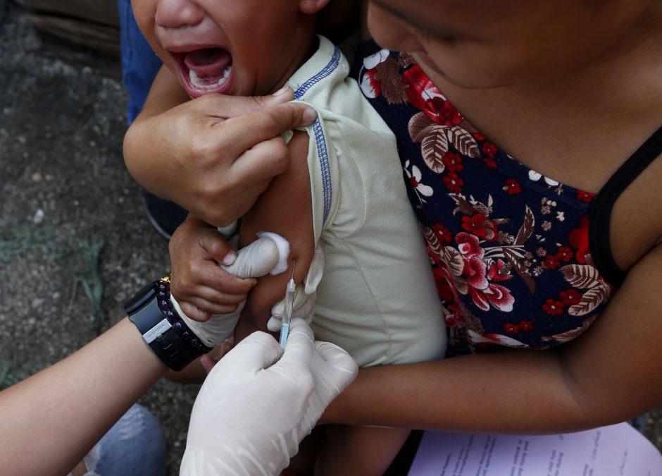 Filipinuose po devyniolikos metų pertraukos paskelbtas naujas poliomielito protrūkis