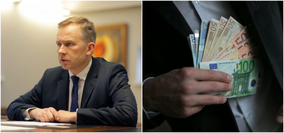 Latvijos banko vadovo korupcijos byla perduota teismui