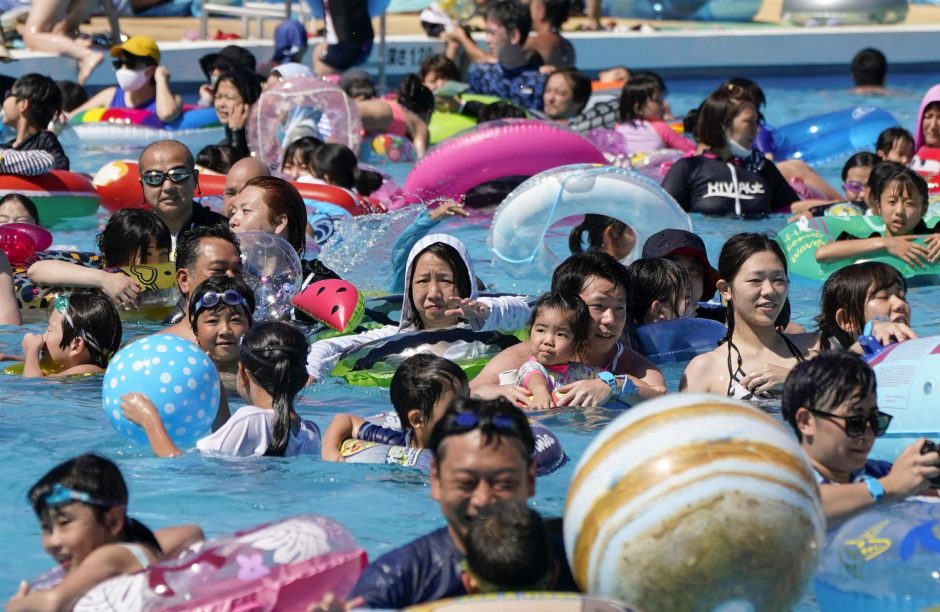 Japonijoje užfiksuota rekordinė oro temperatūra