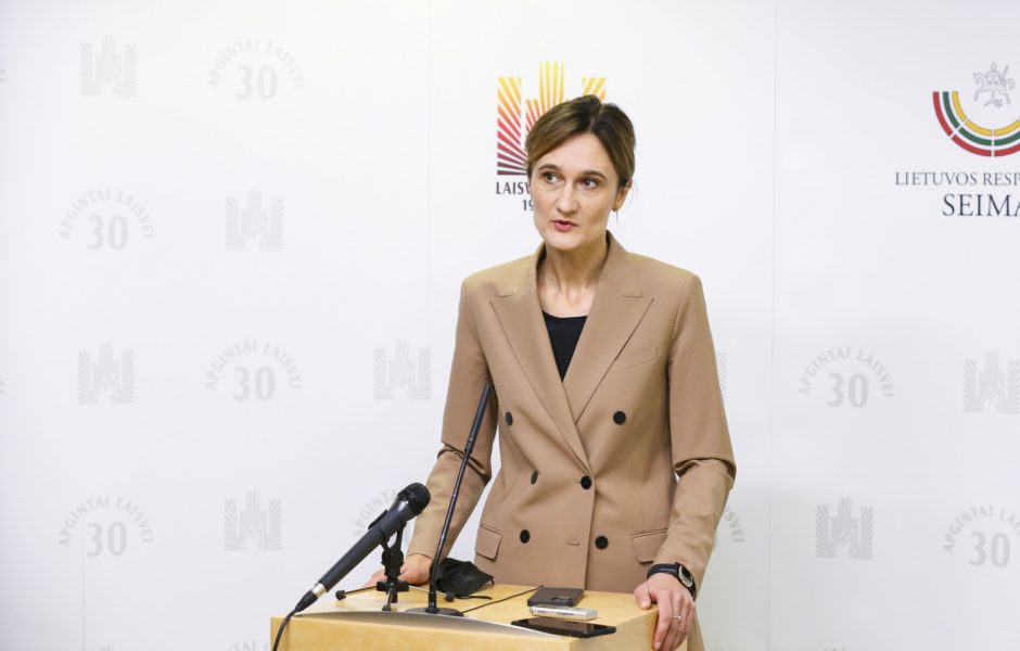 Į liberalų pirmininkes perrinkta V. Čmilytė-Nielsen: reitingai yra antraeilis dalykas