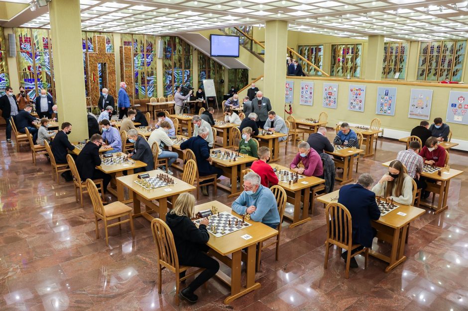 Šachmatininkai varžėsi dėl Seimo taurės