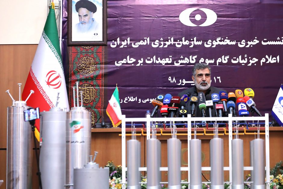 Iranas padidino pažangių urano sodrinimo centrifugų skaičių