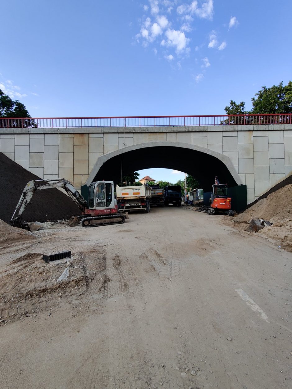 P. Kalpoko gatvės viaduko rekonstrukcija beveik baigta: kada bus atnaujintas eismas?