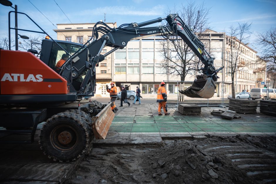 Toliau ieškomas iš statybvietės Laisvės alėjoje pasišalinęs nuteistasis