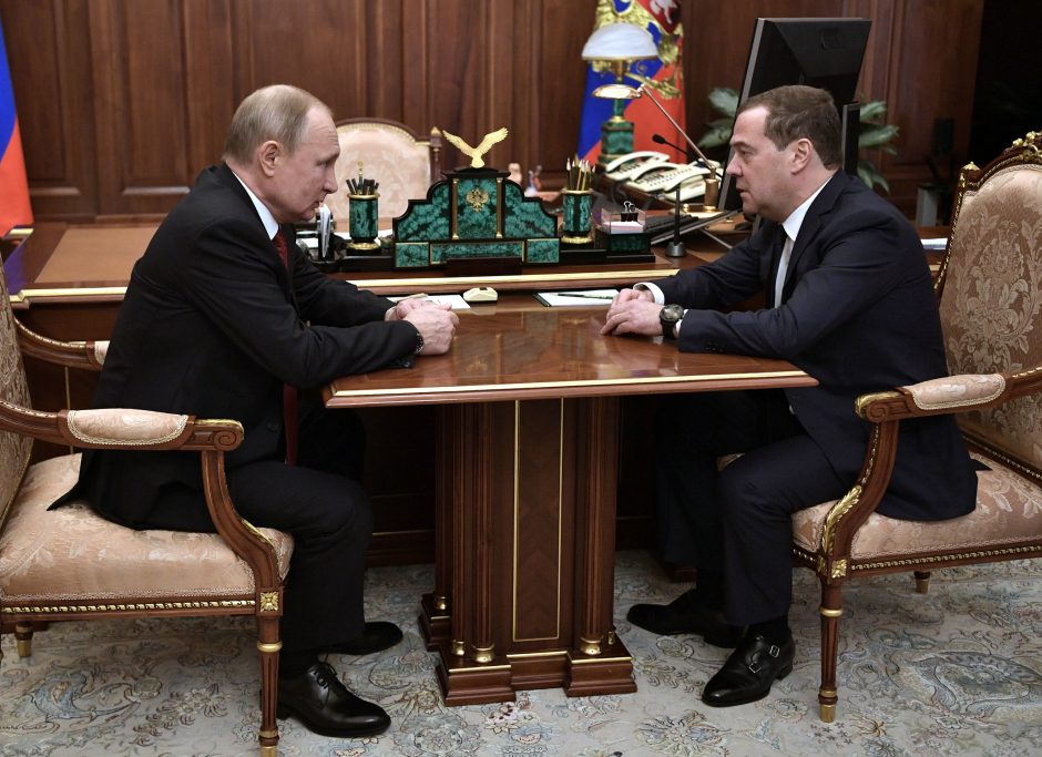 Rusijos parlamentas svarstys V. Putino pasiūlytą kandidatūrą į premjerus