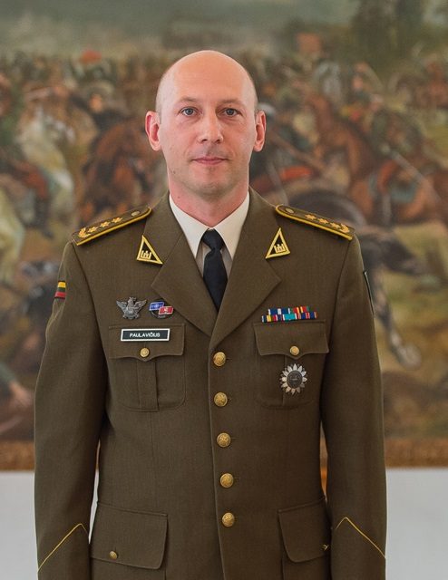 Lietuvos karinės žvalgybos vadu paskirtas plk. E. Paulavičius