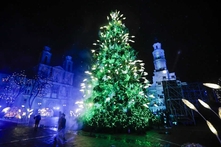 Nebeliks: Kauno Kalėdų eglė iškeliaus paskui Tris karalius