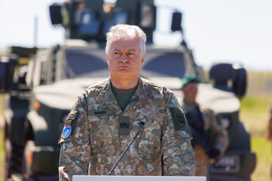 G. Nausėda primygtinai reikalauja stipresnio NATO buvimo Baltijos šalyse