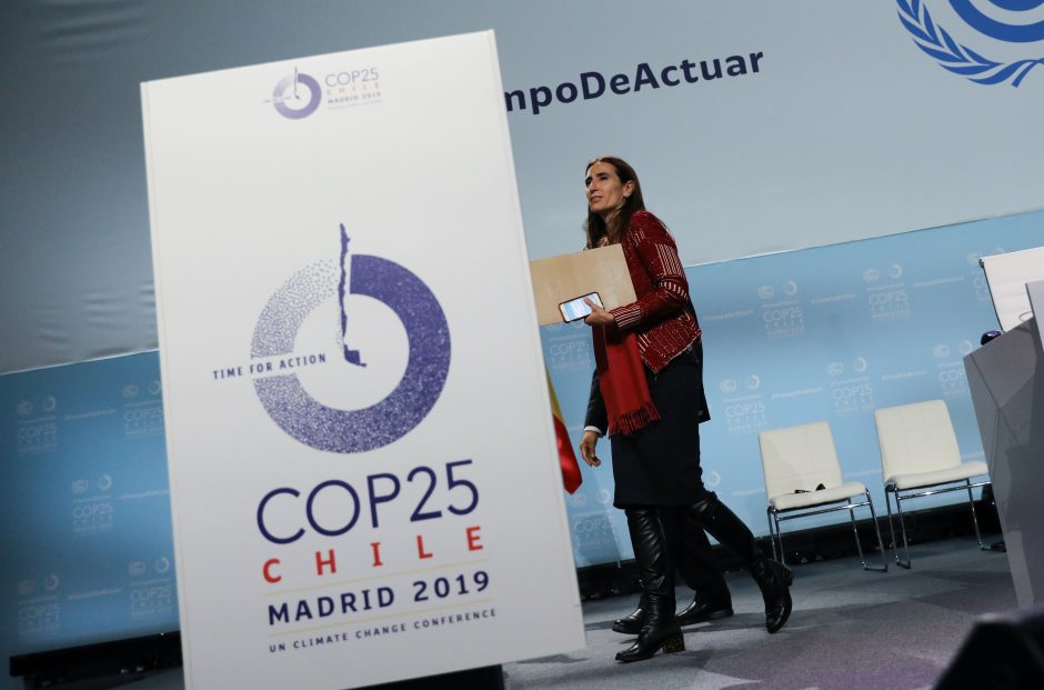 Madride baigėsi susitikimas dėl klimato kaitos