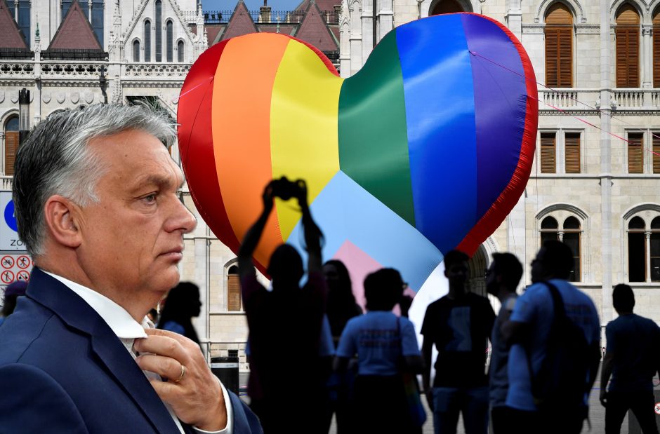 V. Orbanas šaukia referendumą dėl įstatymo, laikomo ribojančiu LGBTQ bendruomenės teises