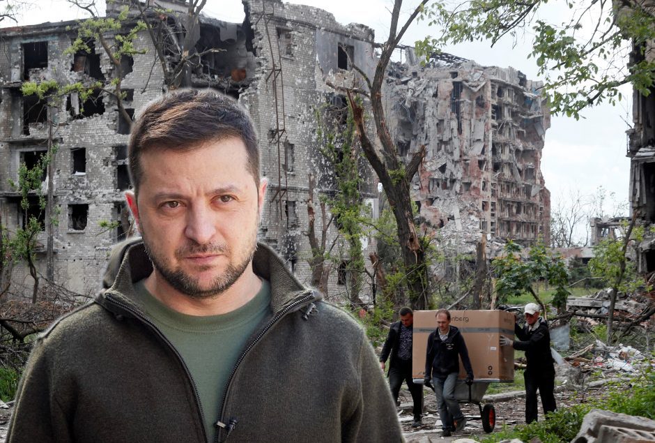 Karas: belaisvius iš „Azovstal“ teis Donecko separatistai, V. Zelenskis – siųskite mums ginklų