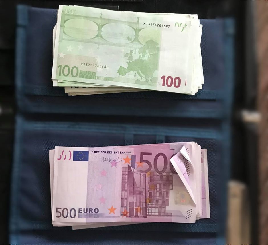 STT: pas korupcija įtariamus teisėjus rasta 200 tūkst. eurų grynųjų