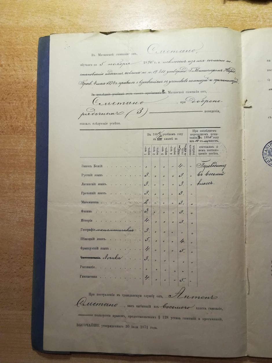 Iš Rusijos archyvų mokslininkai parvežė A. Smetonos ir kitų signatarų bylų kopijas