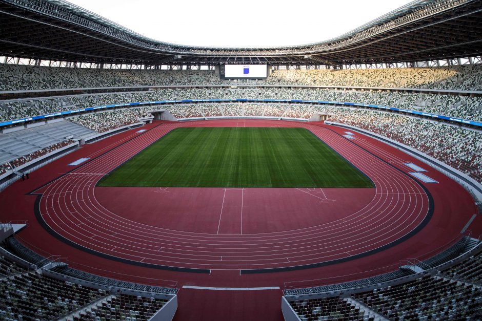 Tokijuje įvyko oficialus pagrindinio 2020 metų olimpinių žaidynių stadiono atidarymas
