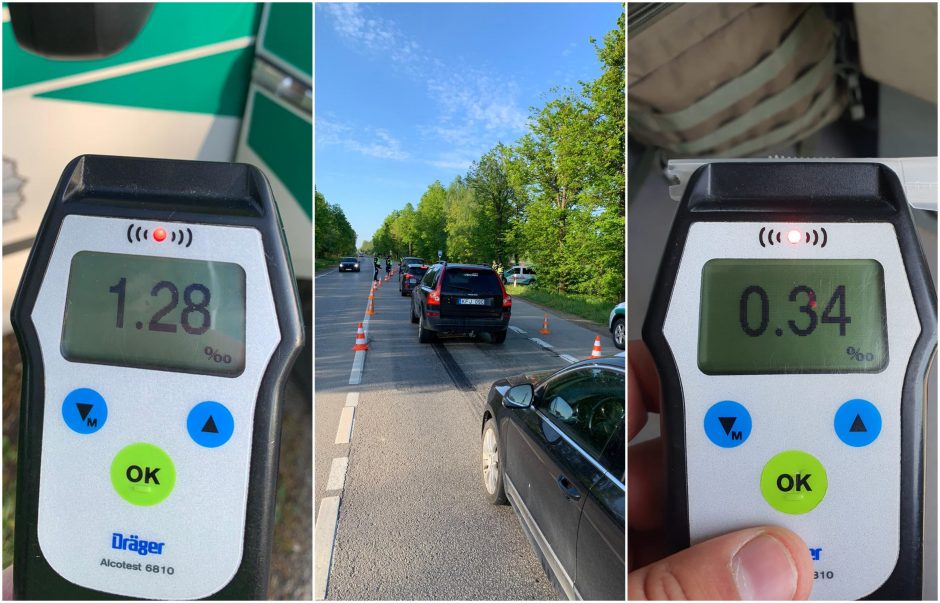 Artėjant savaitgaliui – vairuotojų patikrinimai Kauno apskrities keliuose: jau yra nubaustų