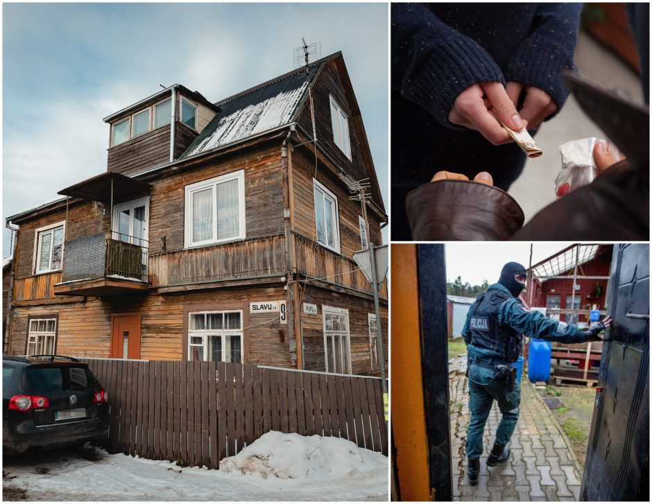 Šančiuose demaskuotas prekybos narkotikais „taškas“ prisidengiant mažyliais?