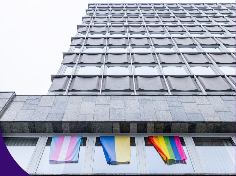 „Valstiečiai“ reikalauja nuo valstybinių pastatų nuimti LGBT vėliavas, kreipėsi į prezidentą