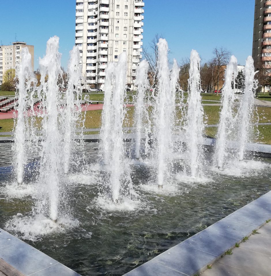 Fontanų sezonas Kaune prasidėjo, tačiau veiks ne visi