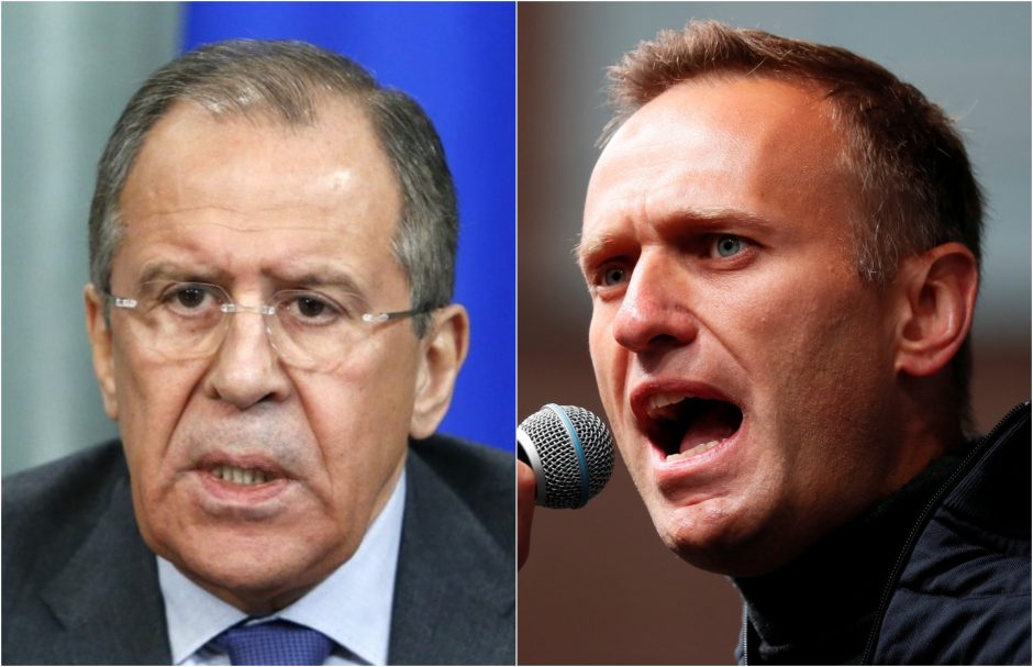 S. Lavrovas: Rusija atsakys į galimas Vakarų sankcijas dėl A. Navalno