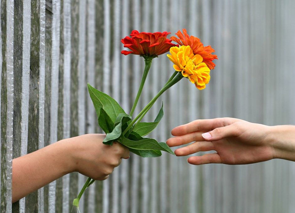 Gėlės per pirmą pasimatymą – rizikinga?