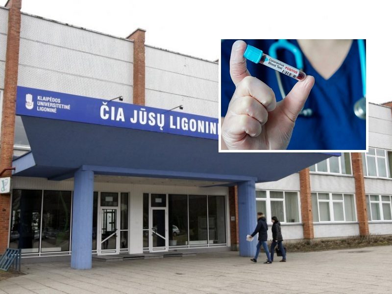 Koronaviruso infekcija nustatyta Klaipėdos ligoninės medikui