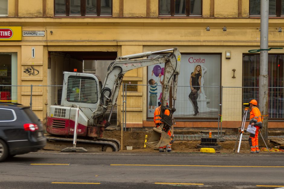 Iškasinėtas Kaunas: kada užbaigs visus darbus?