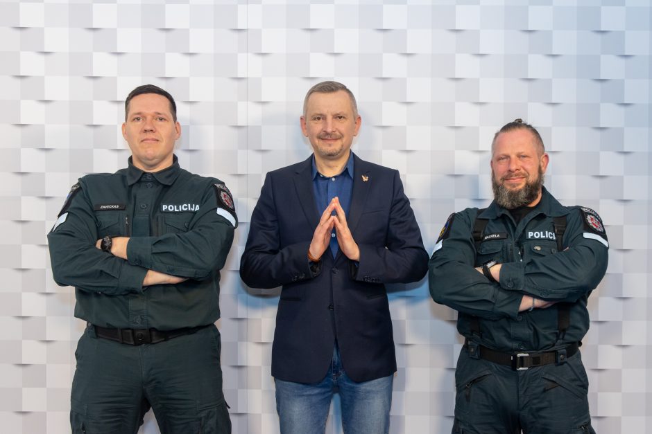 „Kauno dienos“ studijoje – atviras pokalbis apie darbą policijoje