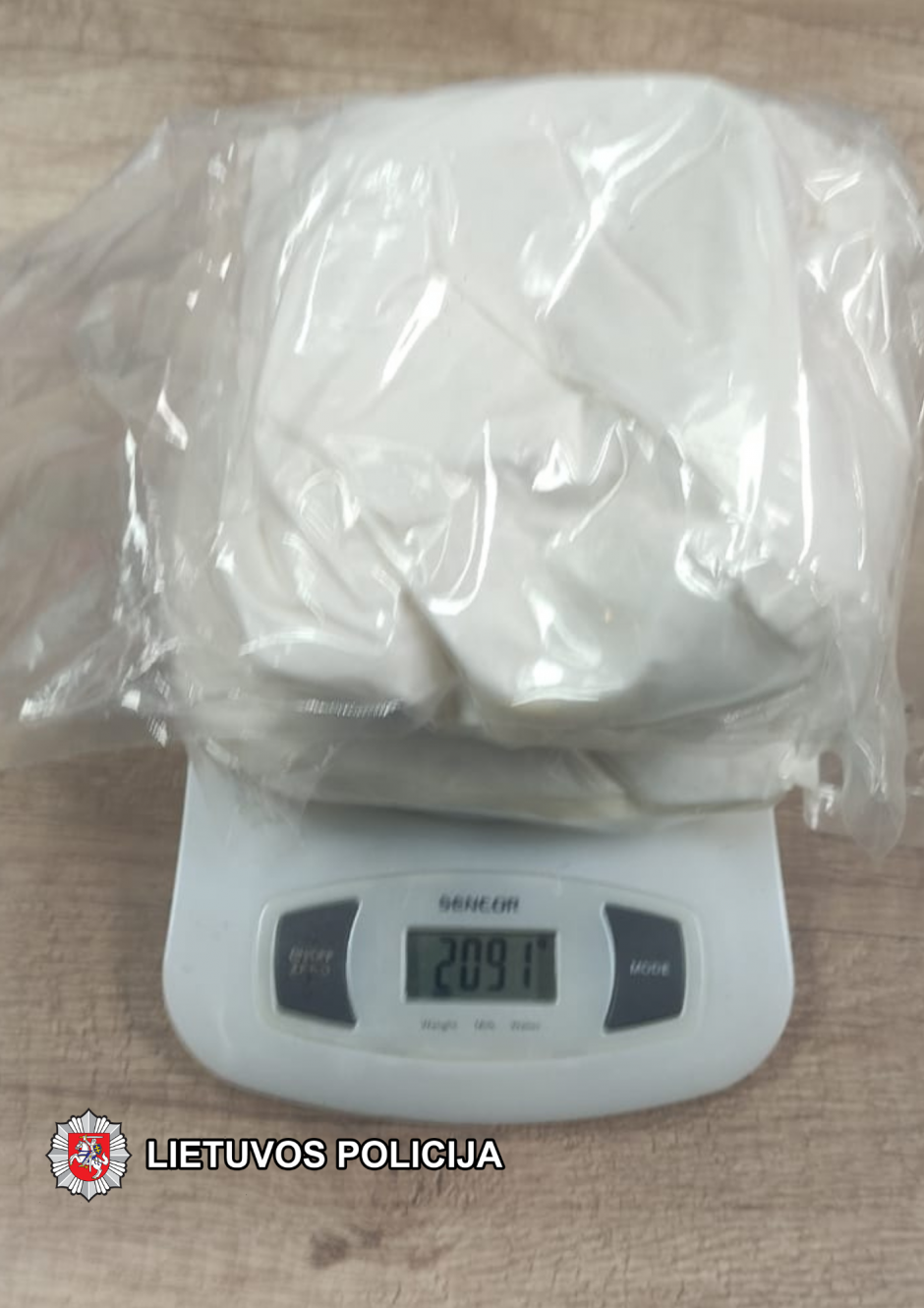 Kriminalistų laimikis – du kilogramai amfetamino, sulaikytas ir platintojas iš Garliavos