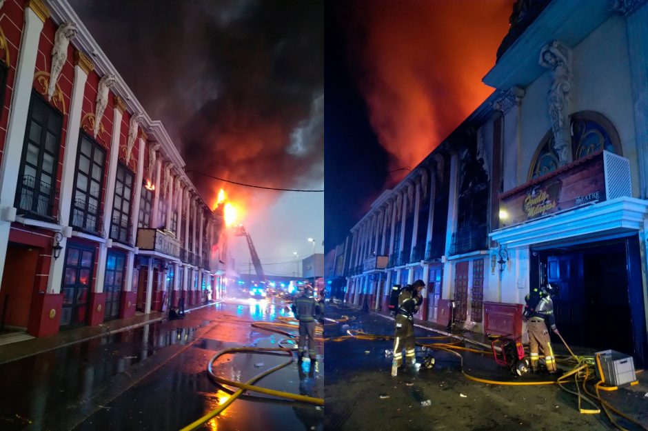 Tragiškas gaisras Ispanijos naktiniame klube: yra žuvusių ir sužeistų