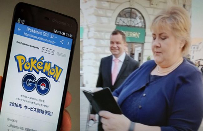 Pokemonų manija užsikrėtė ir Norvegijos premjerė 