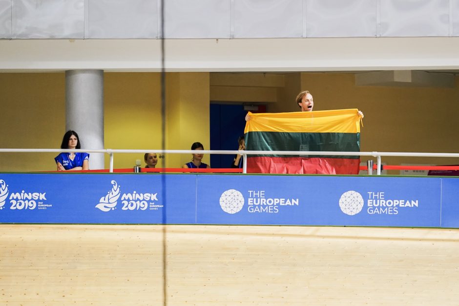 Nešti Lietuvos vėliavą patikėta Europos žaidynių čempionei