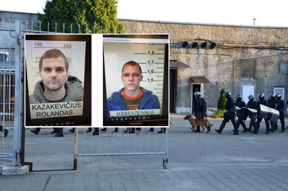 Policijos vadovas: iš Pravieniškių pabėgusių nuteistųjų vis dar ieškoma