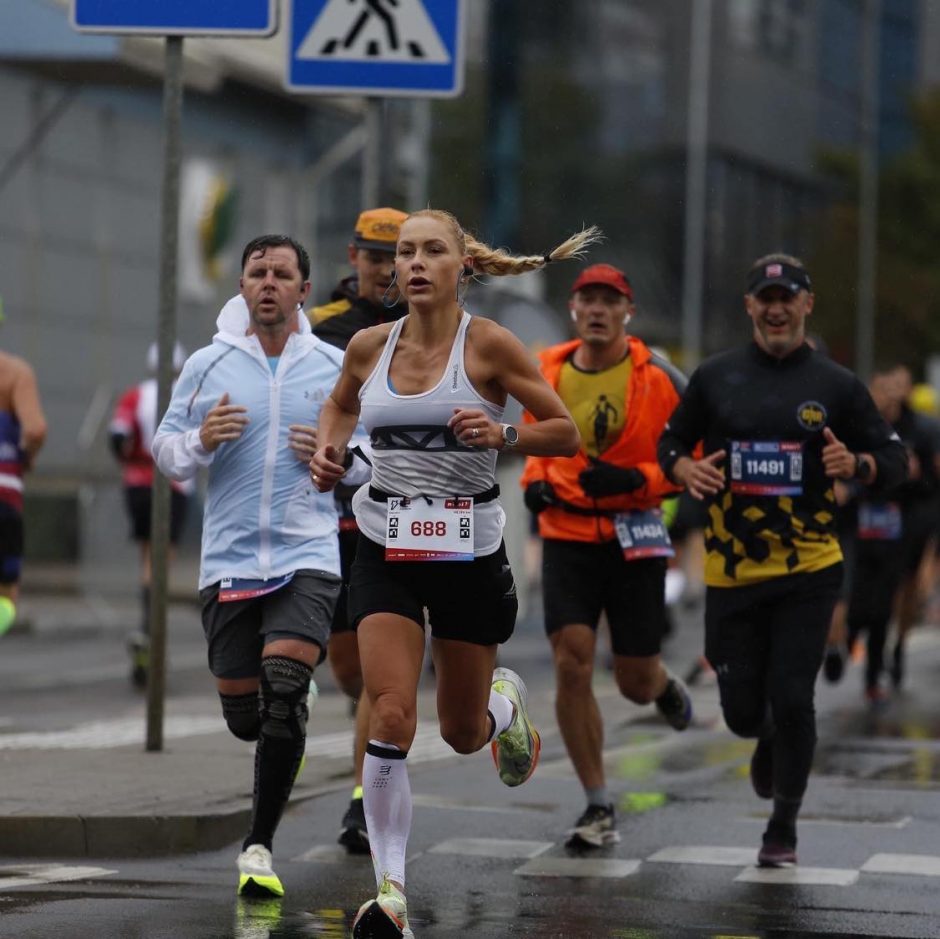 Šešiavaikės mamos aistra – maratonai