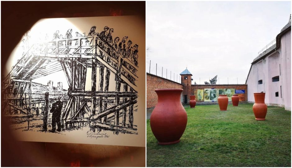 Kauno IX forto muziejuje vietą rado Holokaustą menantis Kauno bienalės kūrinys
