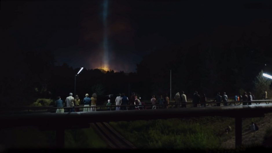 Neįprastas kelio ženklas Kaune su nuoroda apie Černobylį: vienintelis toks, vedantis į kino lokaciją