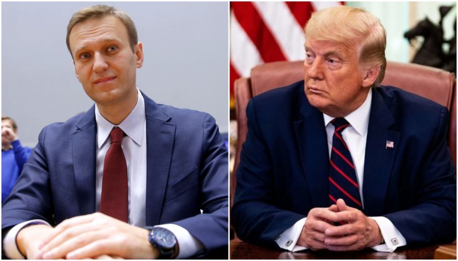 A. Navalnas apgailestauja, kad D. Trumpas nepasmerkė jo apnuodijimo