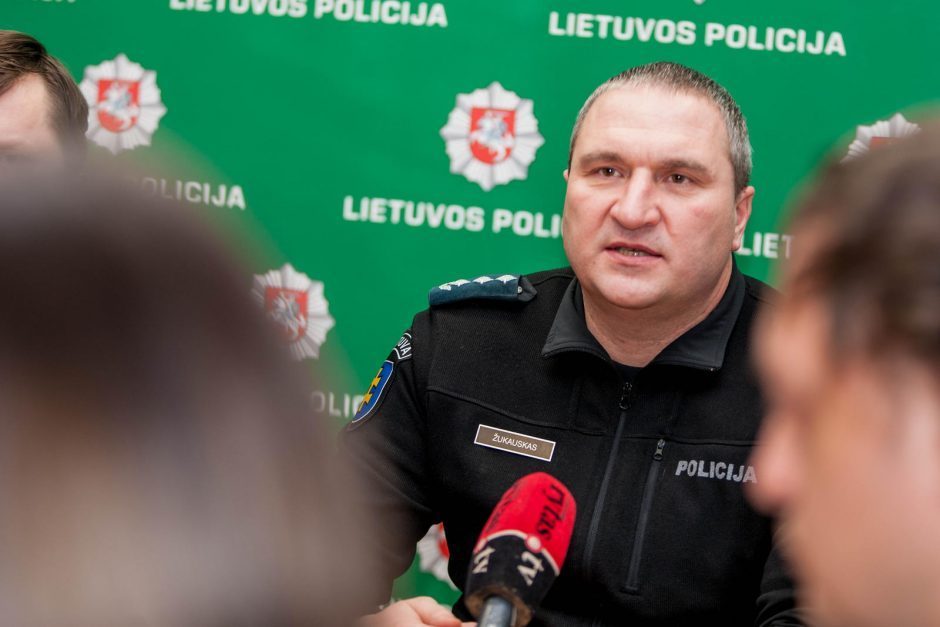 Pratęstas vidinio tyrimo dėl Kauno policijos vadovo terminas