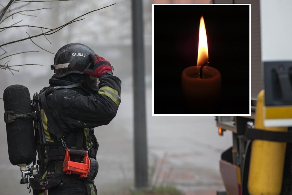 Kauno ligoninėje mirė per gaisrą apdegęs vyras
