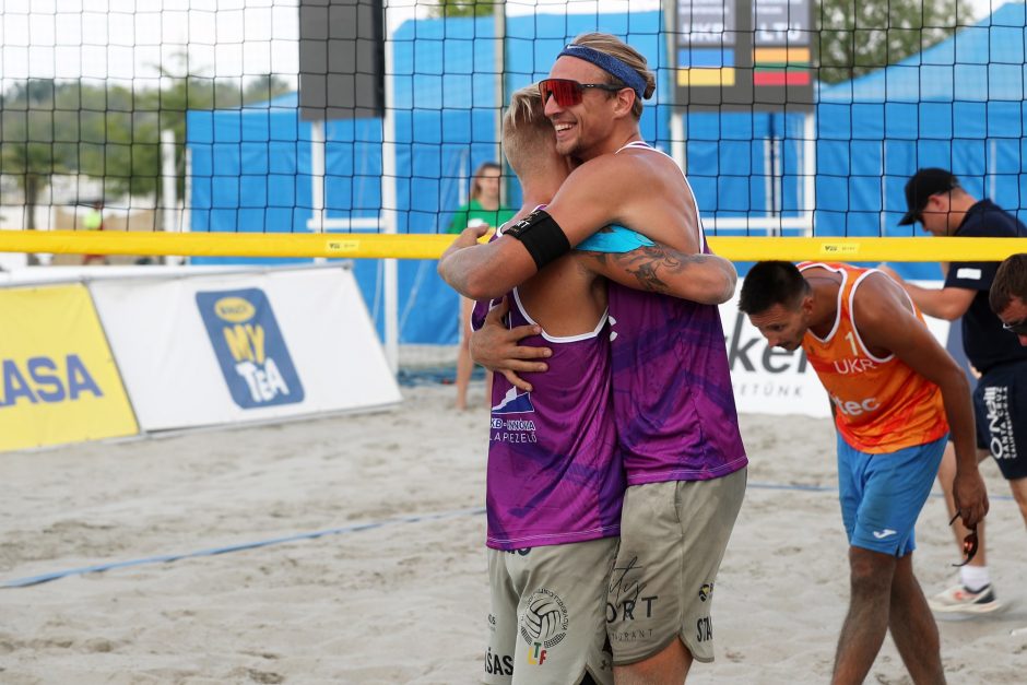 Įspūdinga: Lietuvos tinklininkai laimėjo antrąjį „Pro Beach Tour“ turnyrą iš eilės