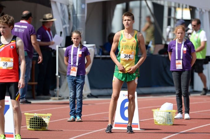 Klaipėdietis bėgikas B. Mickus drąsiai gali vadintis greičiausiu Lietuvos 16-mečiu
