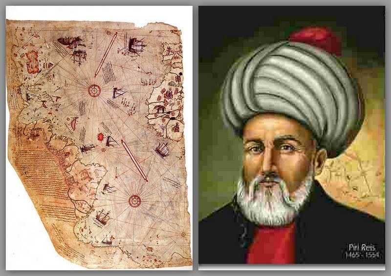 Turkų admirolą išgarsinęs pasaulio žemėlapis
