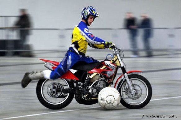 Europos motobolo čempionate rungtynes lietuviai baigė lygiosiomis