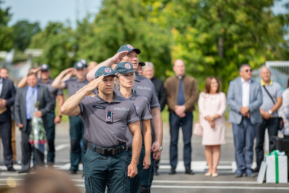 Klaipėdos rajono policijos pareigūnai įsikūrė naujajame pastate