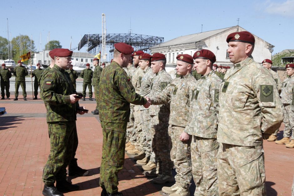 Klaipėdoje sutikti iš misijos Malyje grįžę Lietuvos kariai