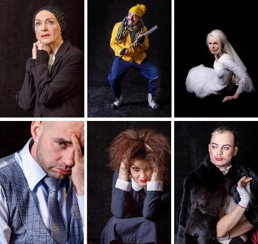 Teatro personažai pagal fotografą A. Ostrianicą