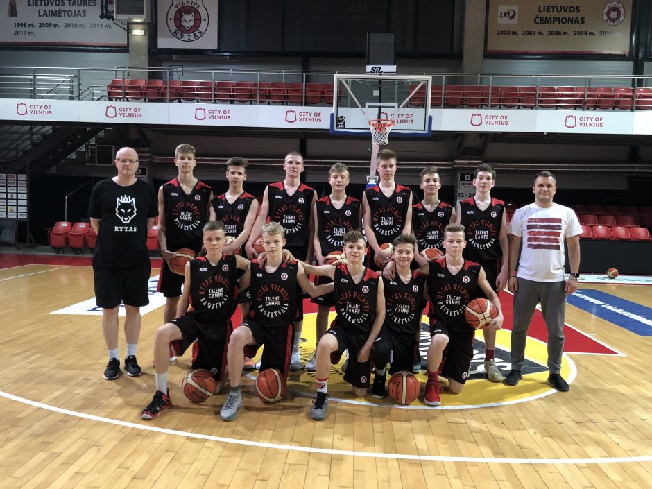 „Rytas Talent Camp“ vėl sukvietė talentingiausius Vilniaus jaunuosius krepšininkus